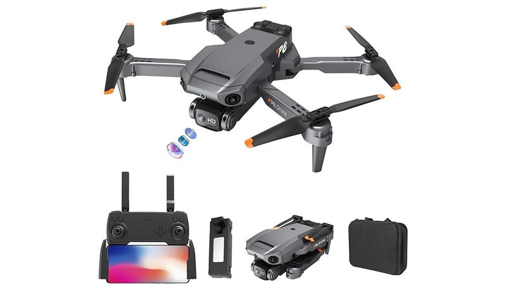 quadcopter with dual cameras