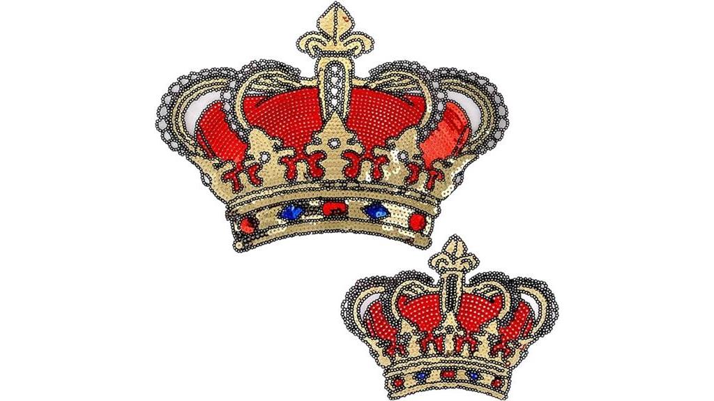 royal crown iron on patch