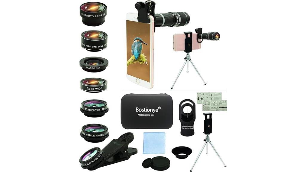 versatile black lens kit