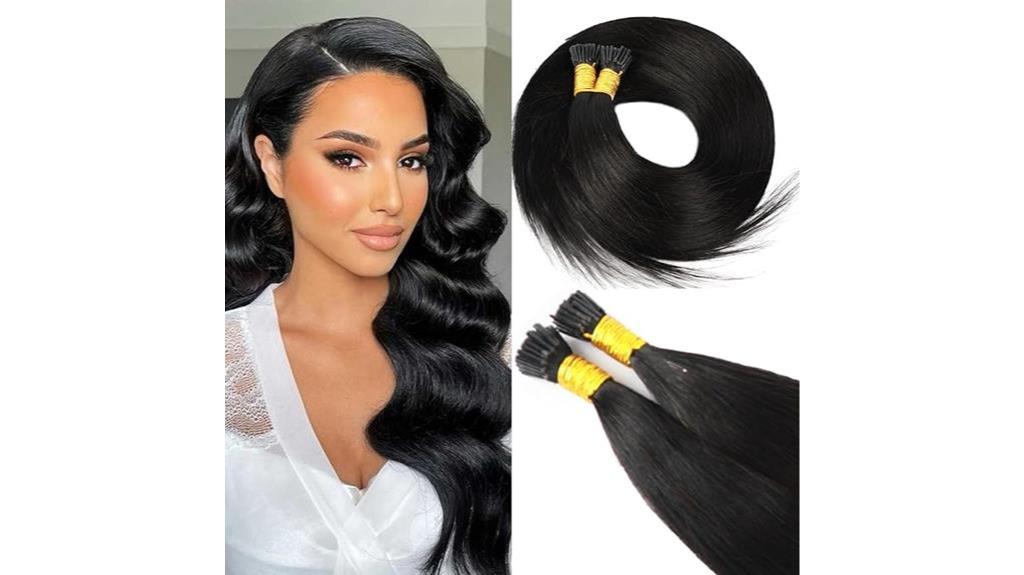 24 inch pre bonded human hair