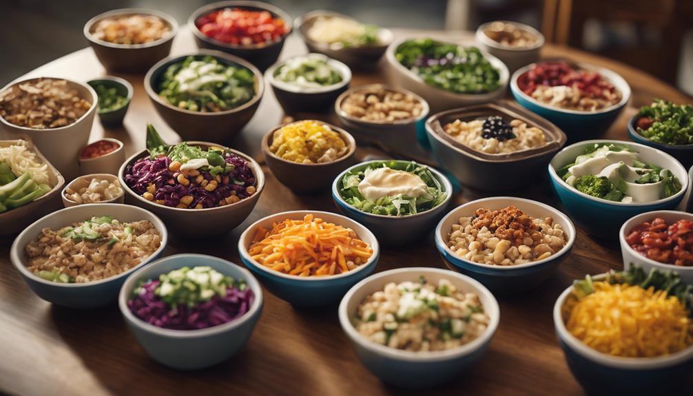 choosing a chipotle bowl