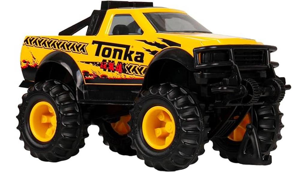 classic yellow tonka truck