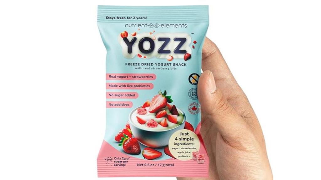 freeze dried yogurt snack