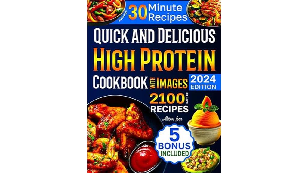 high protein recipes cookbook