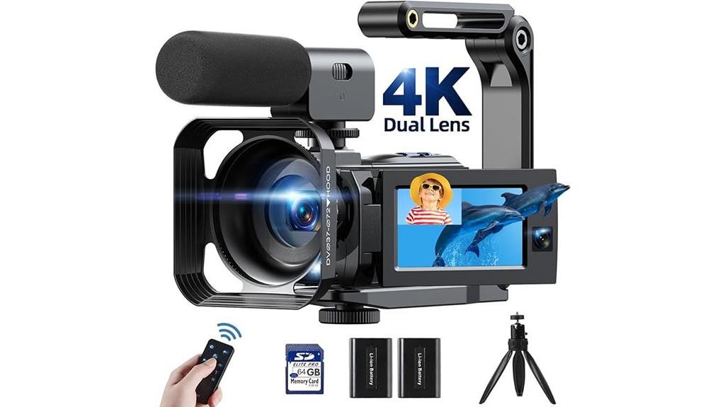 high quality 4k vlogging camera