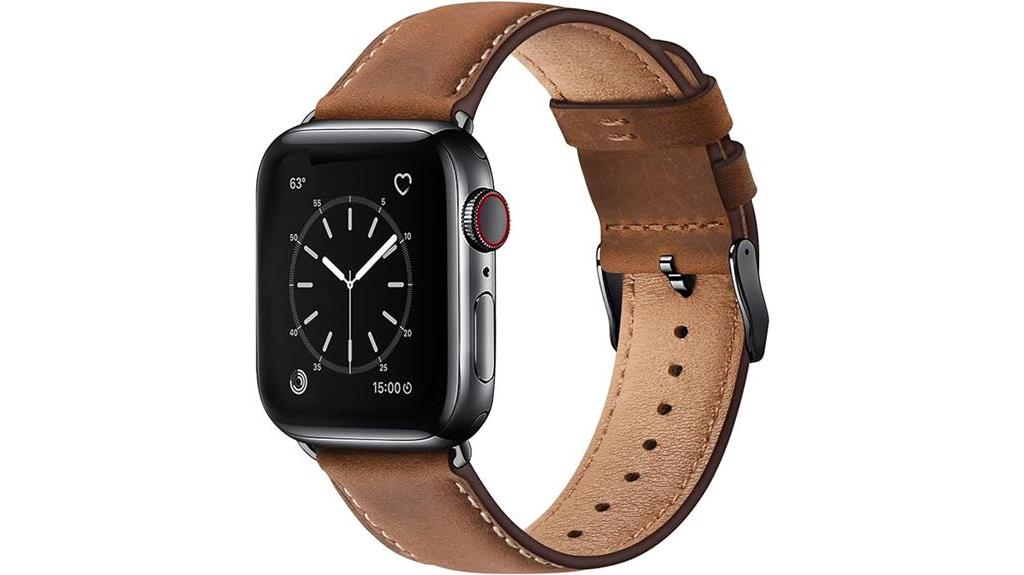 leather bands for apple watch