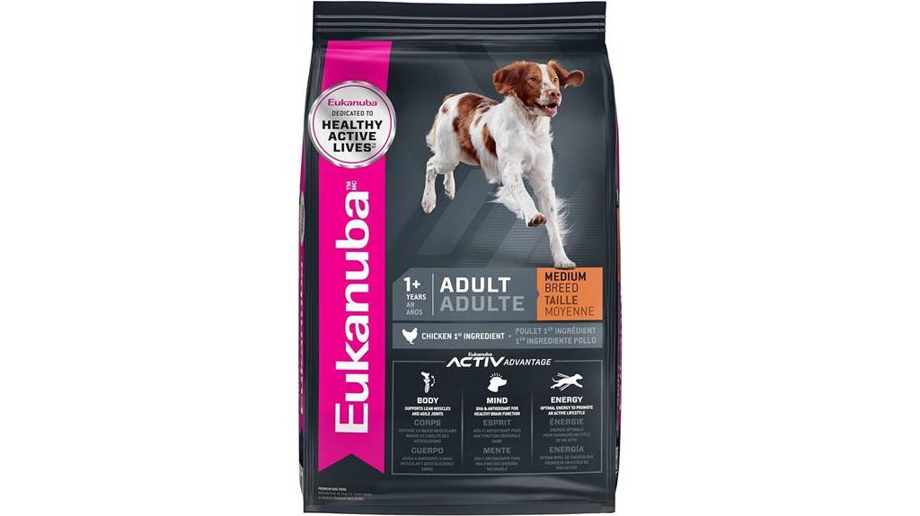 medium breed dog food