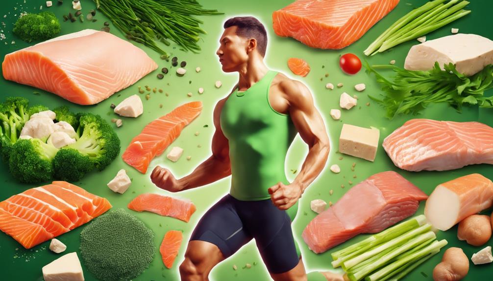 nourishing muscles with protein