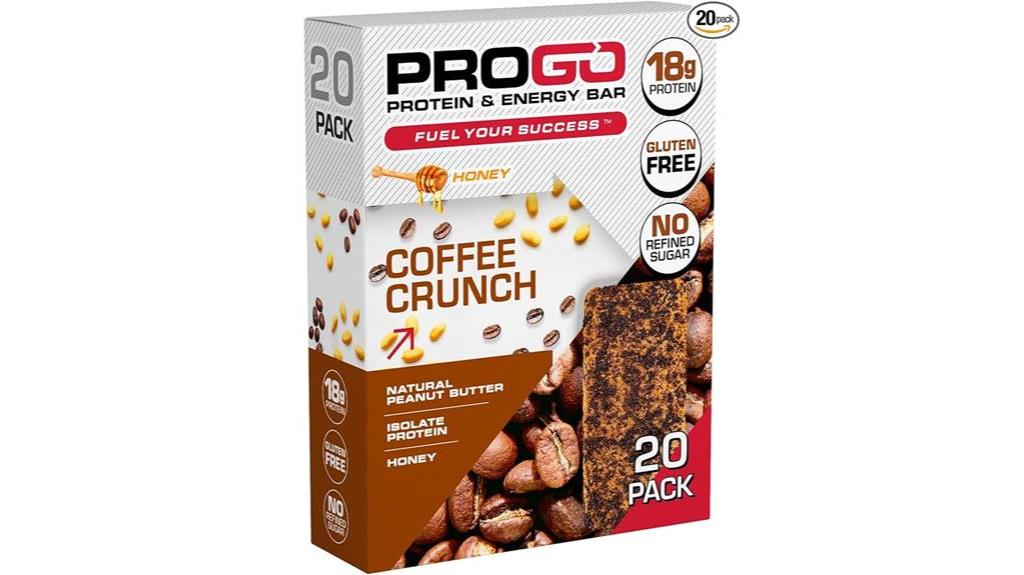 progo crumble protein bars