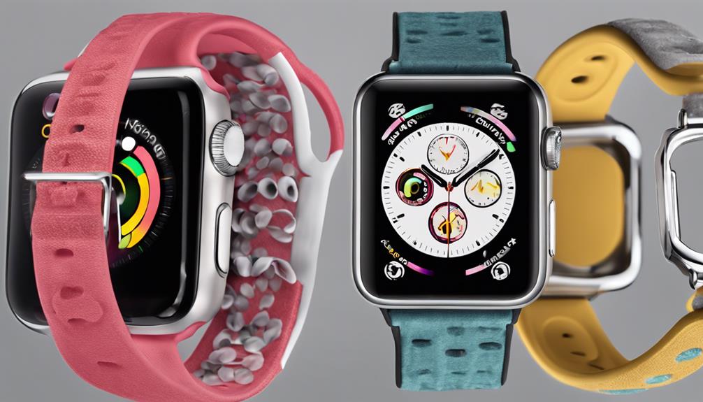 selecting apple watch band