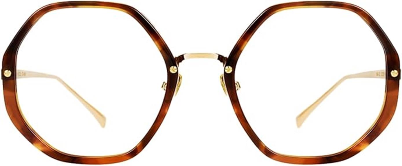 stylish geometric glasses frames