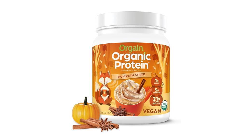 vegan pumpkin spice protein