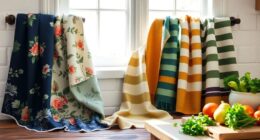 absorbent and stylish kitchen towels