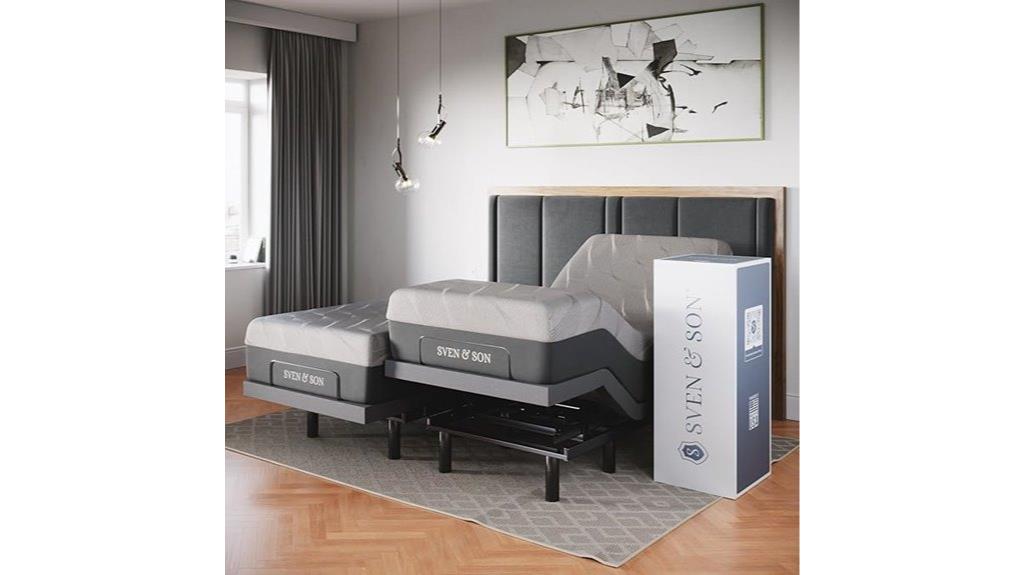 adjustable bed with mattress