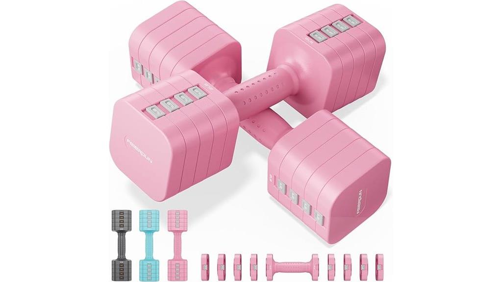 adjustable dumbbells for home