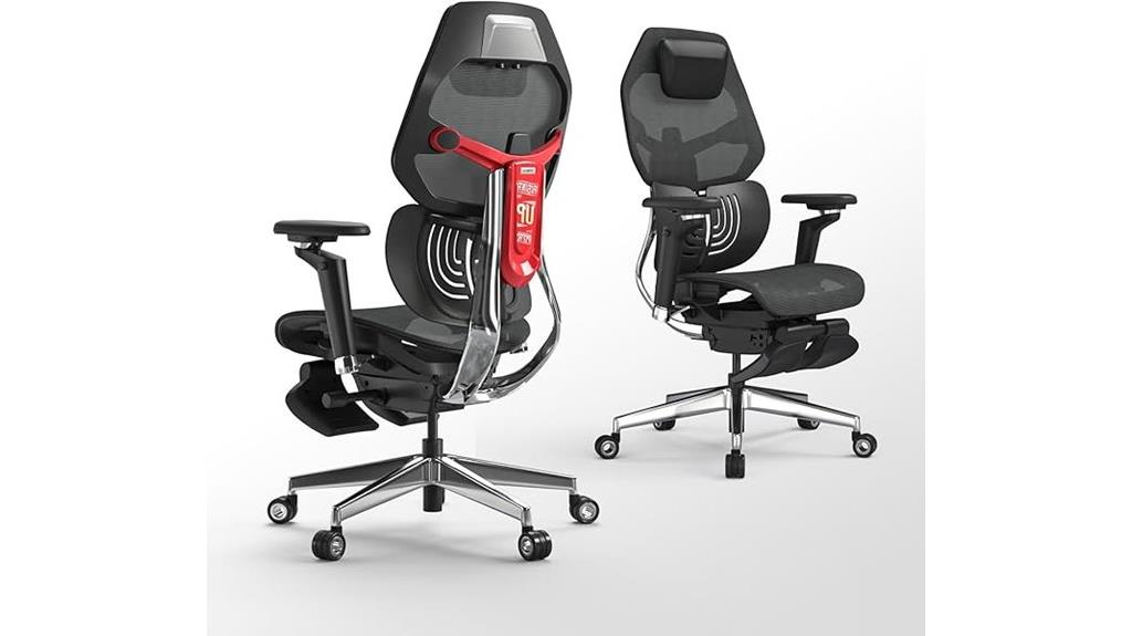 adjustable lumbar support chair