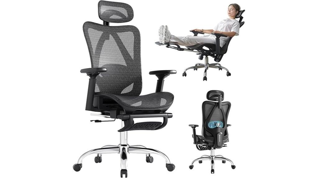 adjustable lumbar support chair