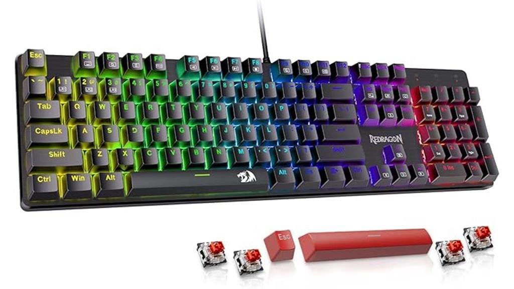 backlit mechanical gaming keyboard