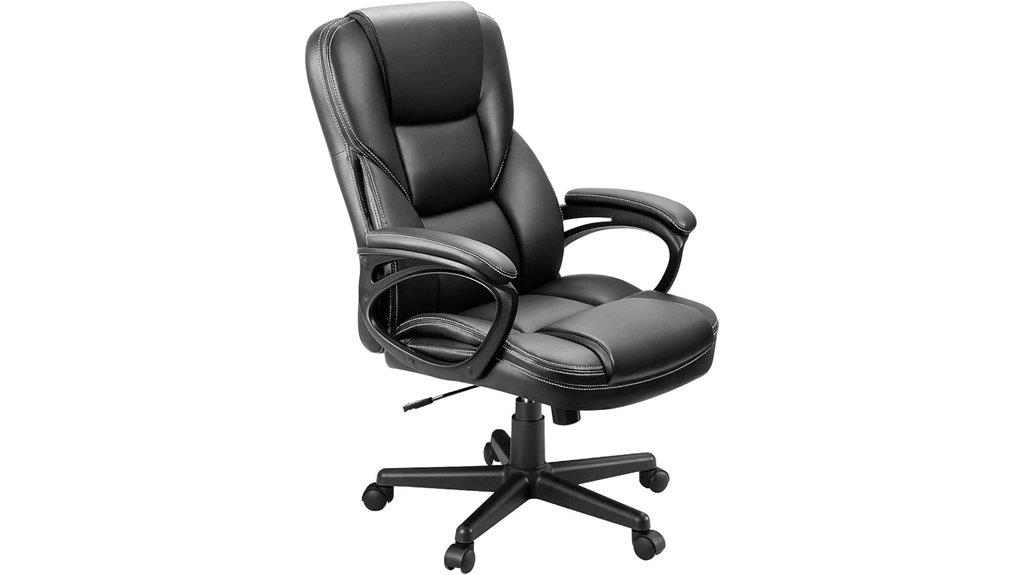 black executive office chair