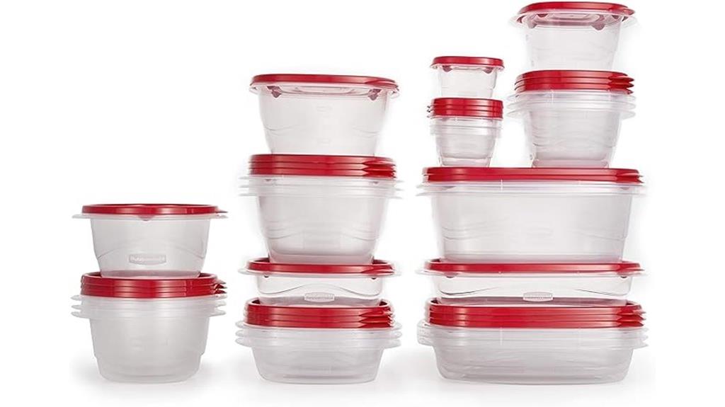 clear food storage containers