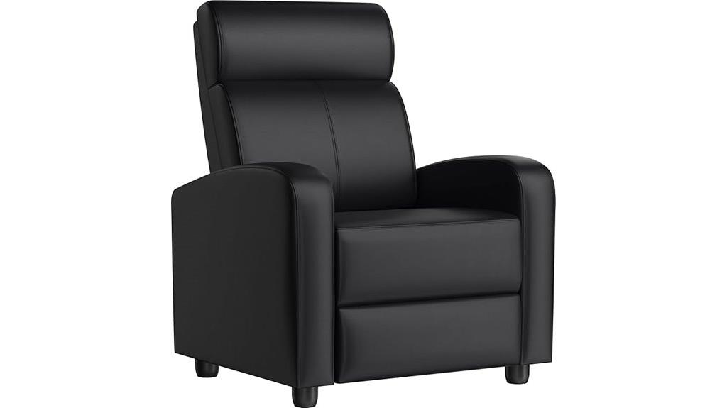 comfortable leather recliner chair