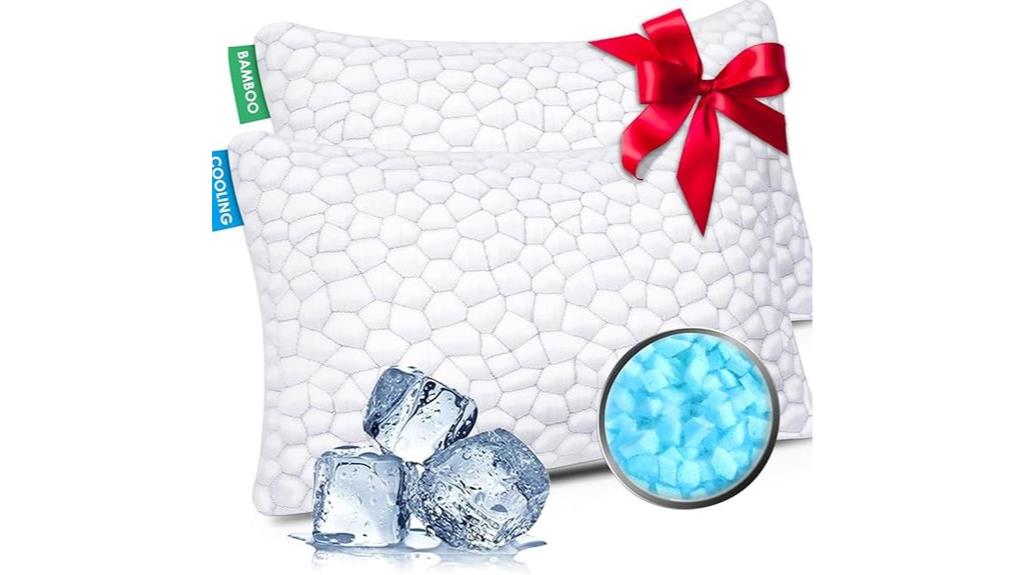 cooling bed pillows pack