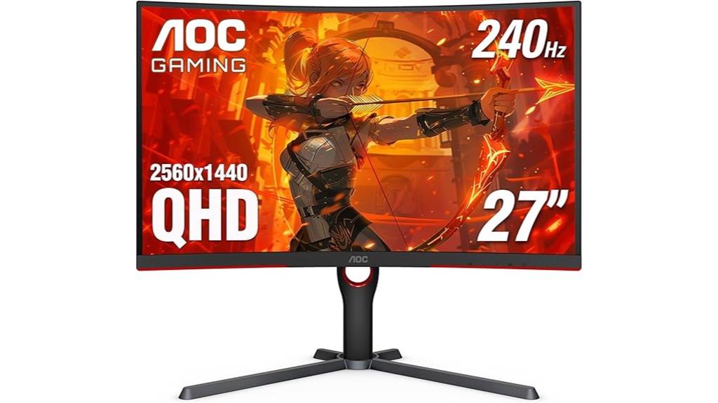 curved 27 inch gaming monitor