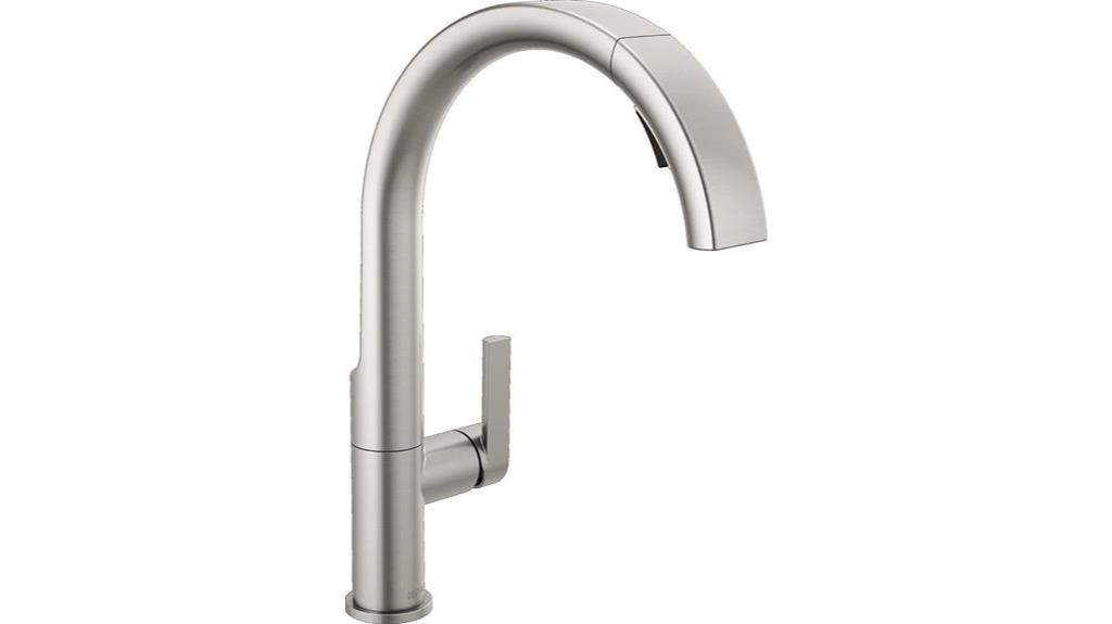 delta faucet with sprayer