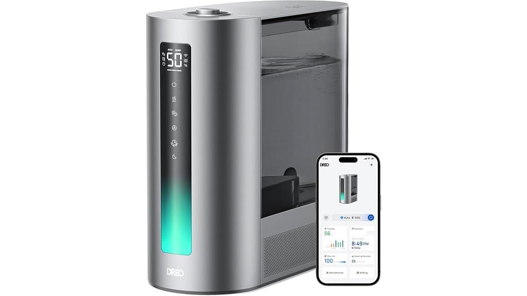 dreo bedroom humidifier 6l