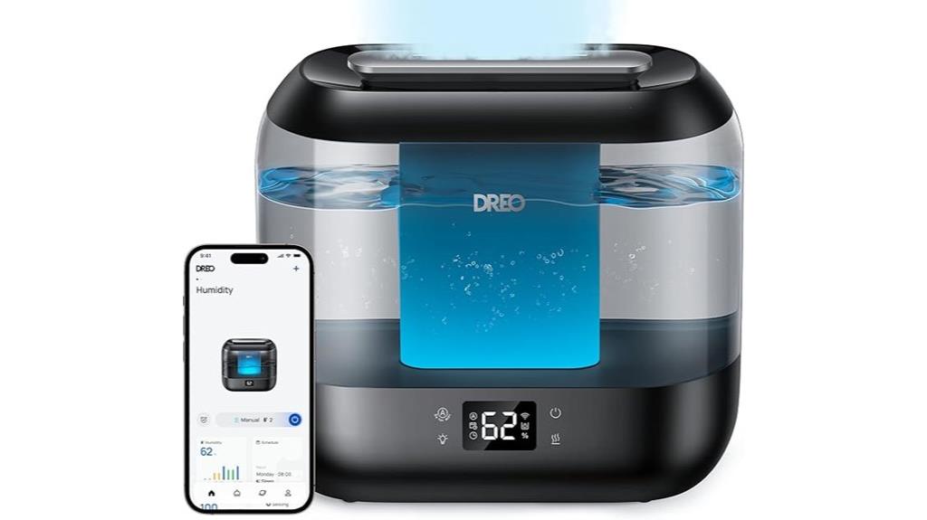 dreo bedroom smart humidifier