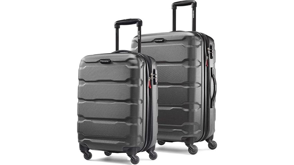 durable expandable luggage set