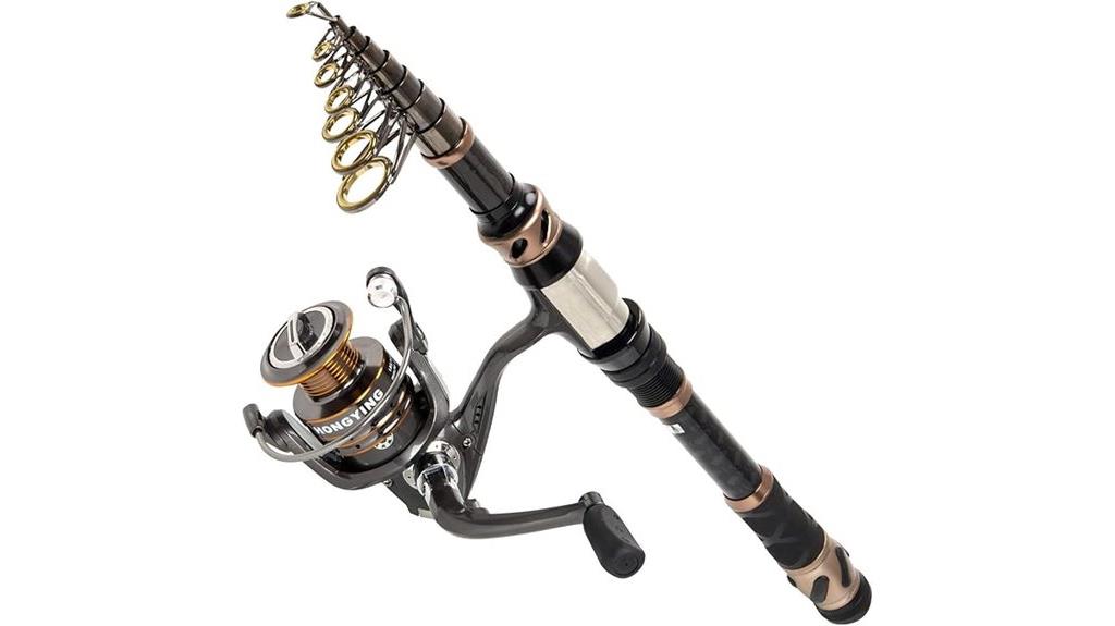 fishing rod and reel