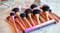 flawless makeup application brushes