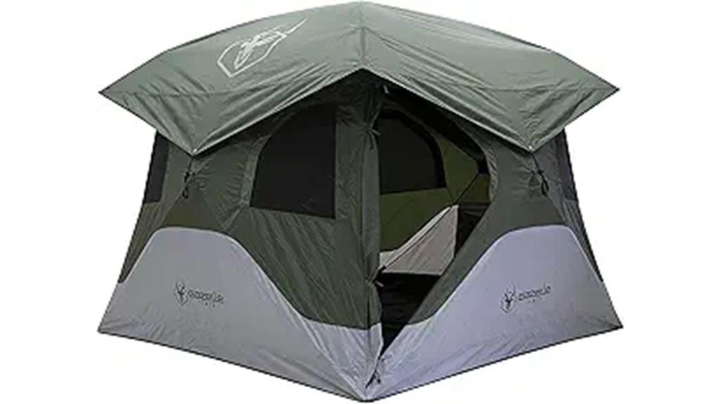 four person camping hub tent