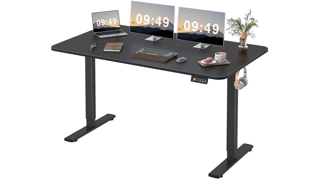 height adjustable standing desk