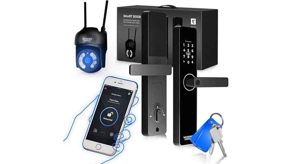 keyless fingerprint door lock