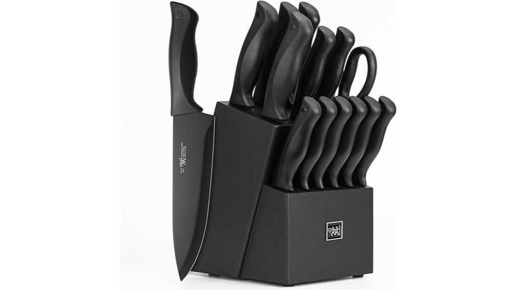 kitchen knife set block