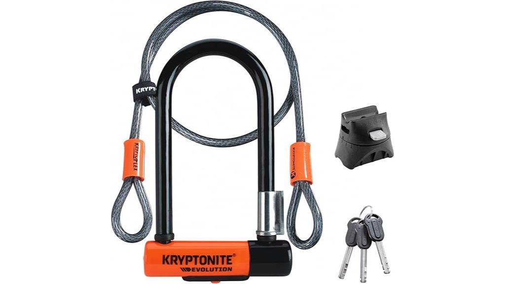 kryptonite mini u lock cable