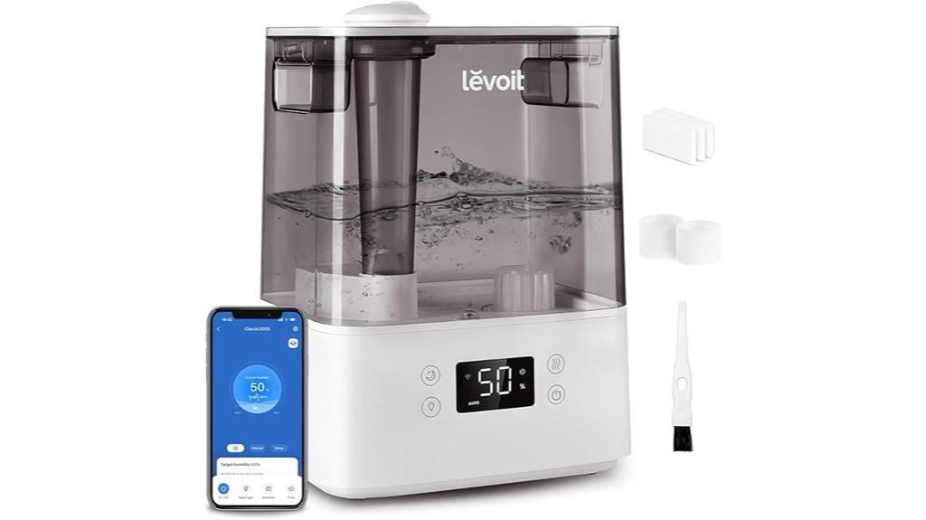 levoit bedroom humidifier 6l