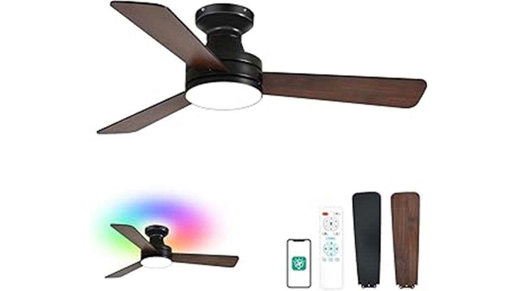 low profile ceiling fan