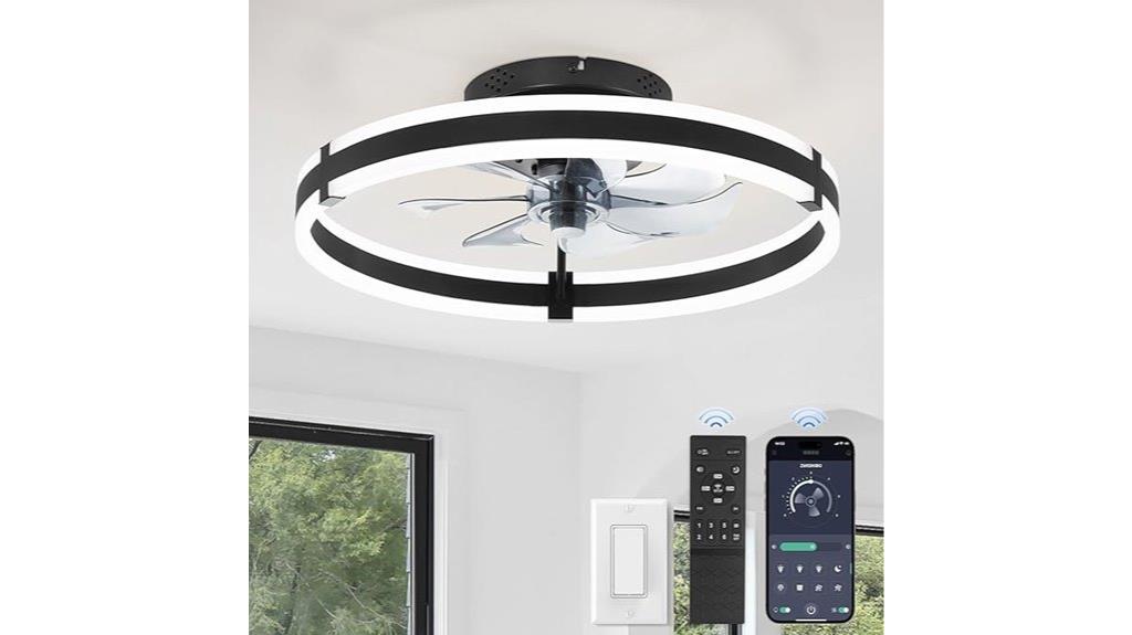 low profile ceiling fan