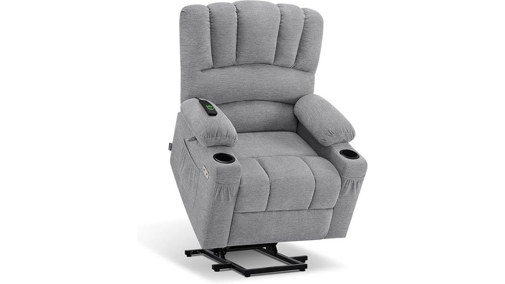 massage and heat recliner