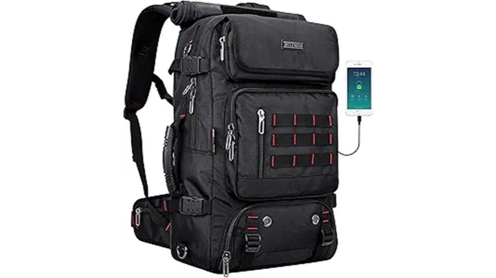 men s carry on travel backpack