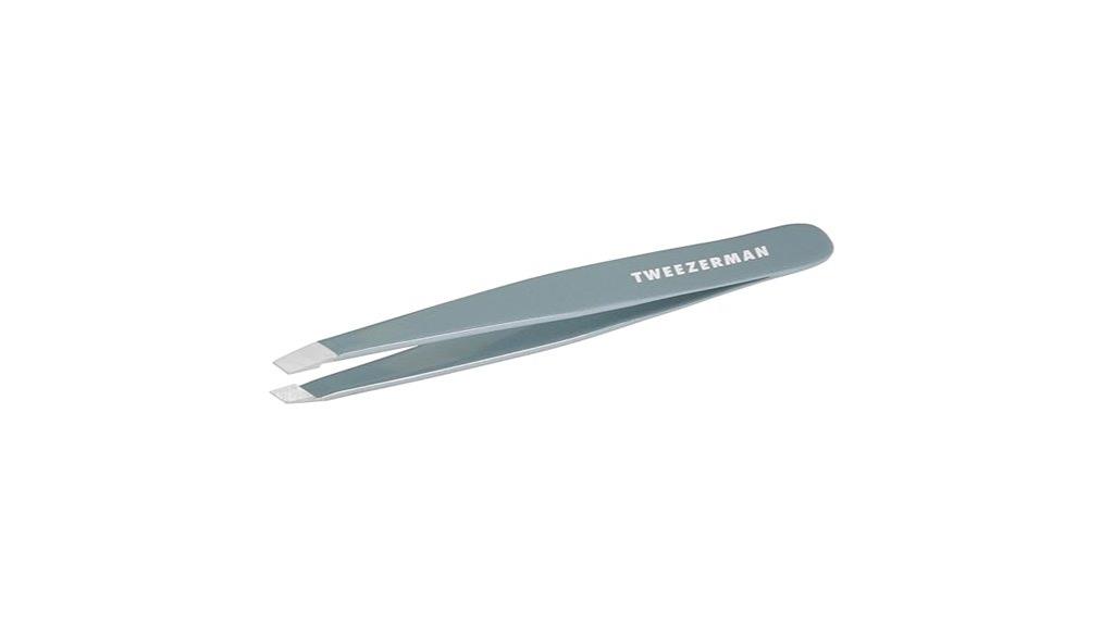 mist blue slant tweezer