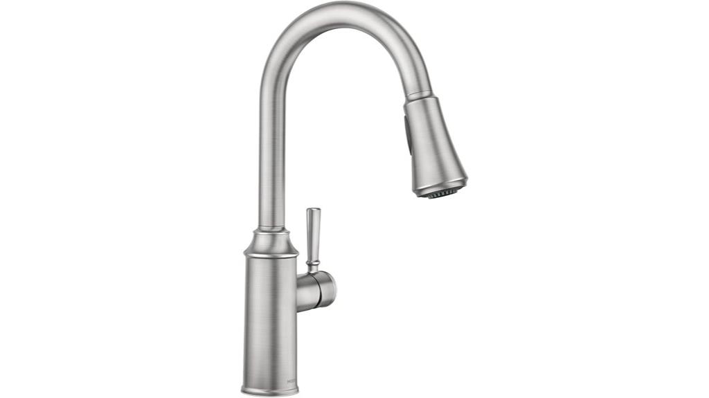 moen kitchen faucet design