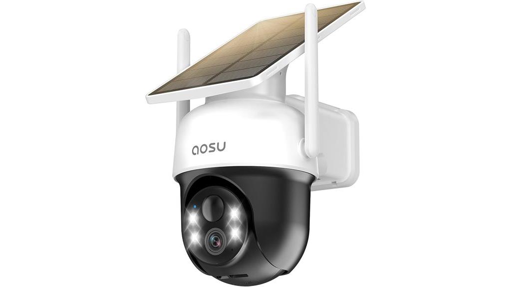 outdoor solar security camera