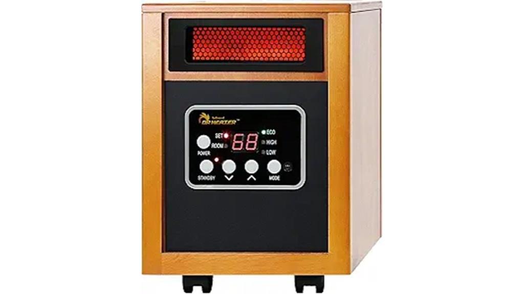 portable cherry space heater