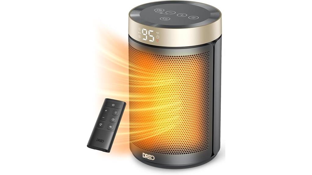 portable electric heater remote