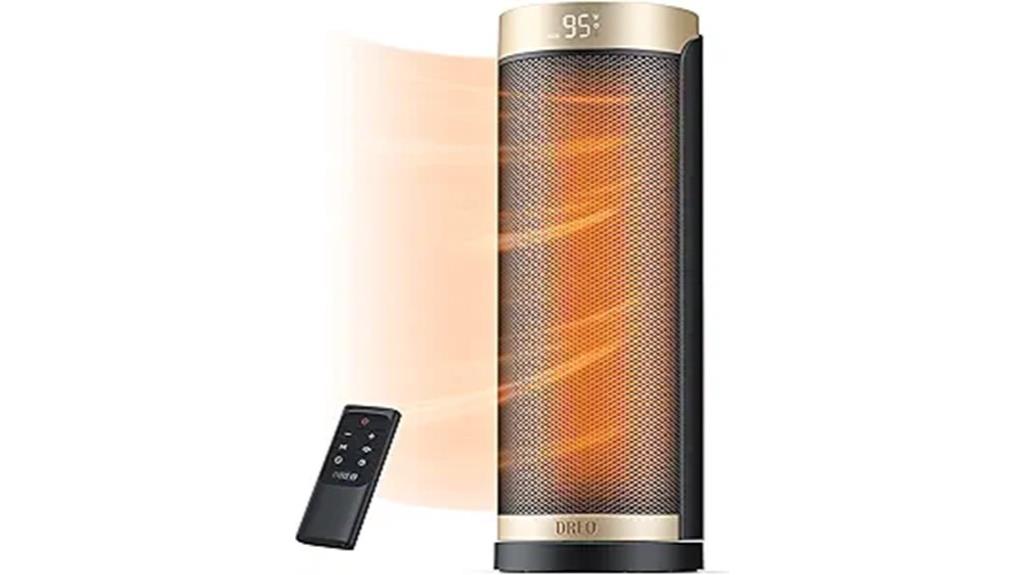 portable remote controlled space heater