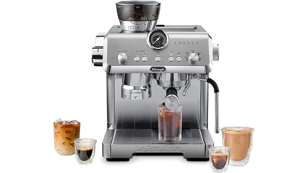 premium espresso machine features